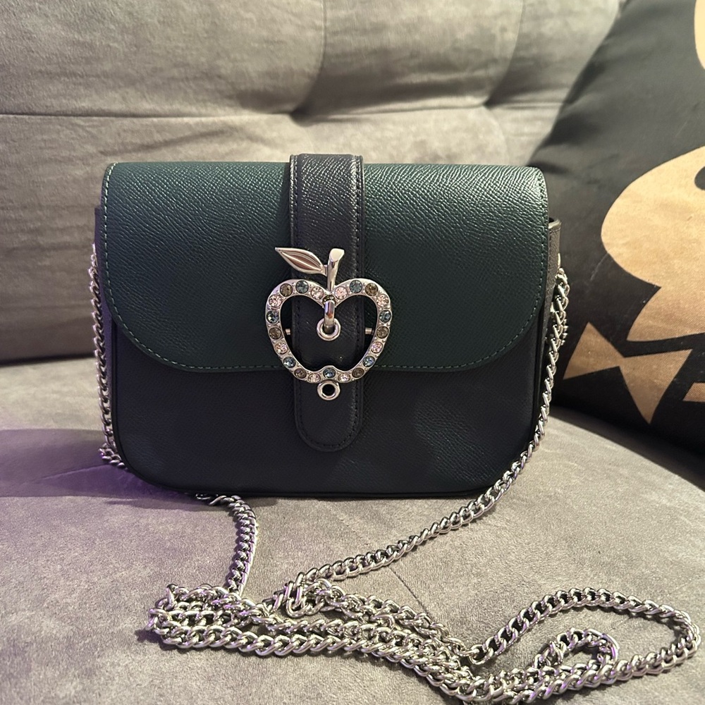 Coach Gemma Crossbody with Apple Buckle Forrest Green *NWOT
